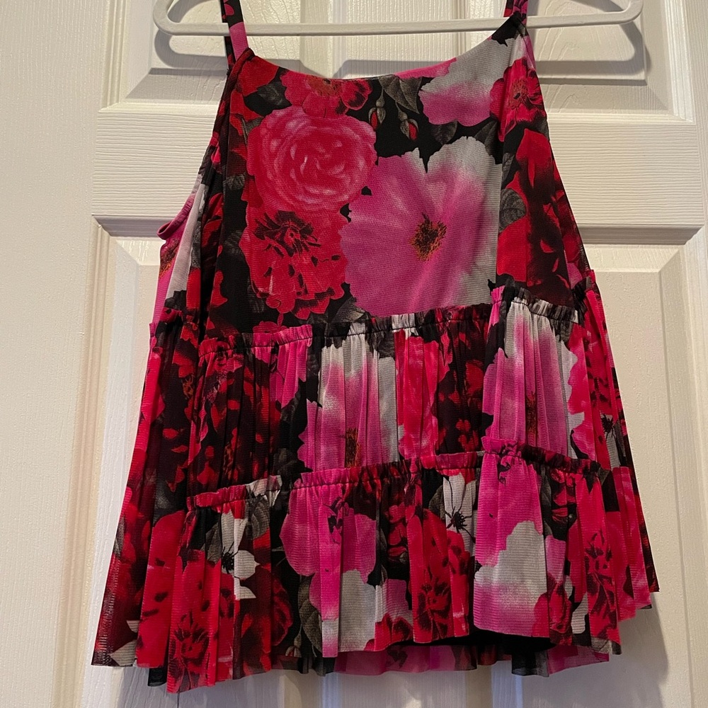Cold shoulder floral shirt - Picture 4 of 5